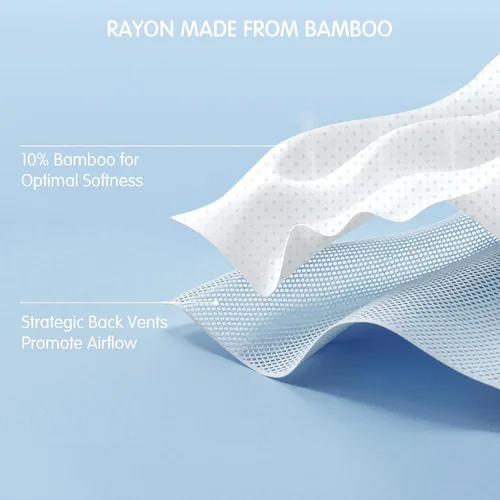 Vista 6 de Subrtex Funda para Topper de Colchón (Solo Funda) Protector de Colchón Ropa de Cama de Rayón Hecho de Bambú Funda Envolvente de Colchón Extraíble
