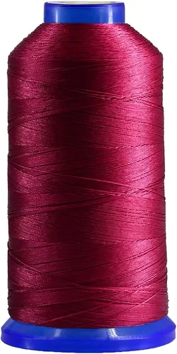 Vista 25 de Selric [1200 yardas/26 colores disponibles] Tex 135 Hilo de nailon unido para costura de cuero 420D/3 T135#138 Hilo de tapicería resistente