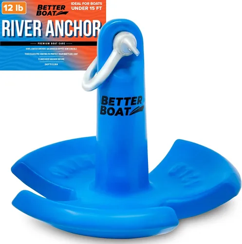 Vista 8 de River Anchor 8 lb para kayaks, canoas, botes y motos acuáticas