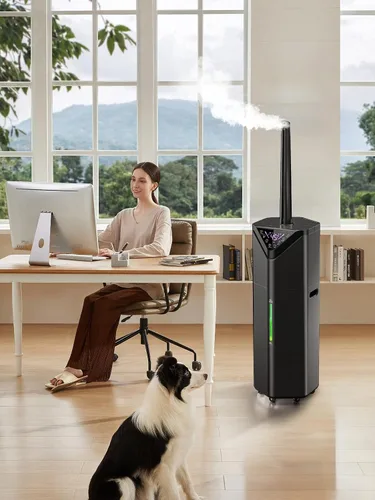 Vista 9 de Humidificadores de 5 galones para dormitorio, habitación grande, 2800 pies cuadrados, humidificadores silenciosos de 19 litros para habitación