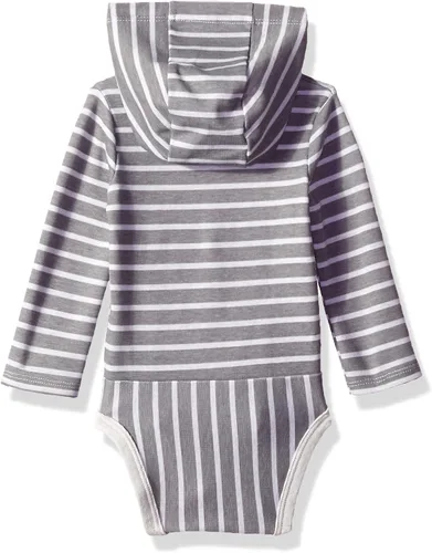 Vista 2 de Hanes Ultimate Baby Flexy Knit Jogger con capucha y manga corta