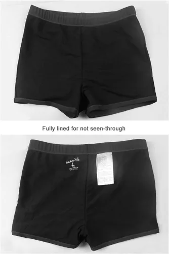 Vista 4 de BALEAF Bikini corto básico de cintura alta para mujer con forro