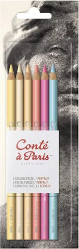 Vista 10 de Conté à Paris Lápices Pastel de 24 colores variados