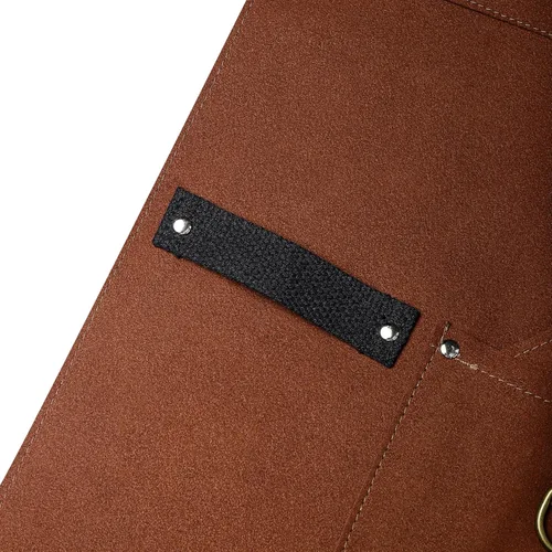 Vista 6 de Delantal funcional de múltiples bolsillos retardante e impermeable para carpintería al aire libre, electricista, parrilla, cocina, unisex