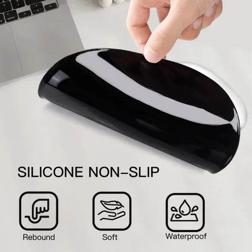 Vista 5 de Mousepad Blessed Religious Cross Ergonomic Wrist Support Non-Slip Base Mouse Mat with Wrist Rest Computer Mousemat for Desk Work Accessories Pad
