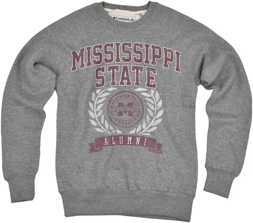 Vista 10 de Campus Lab Collegiate Classic Alumni Seal - Sudadera unisex con cuello redondo para adultos