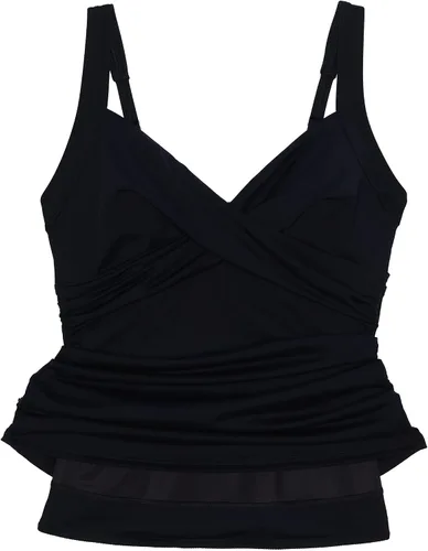 Vista 5 de Lands End Traje de baño tankini con cuello en V y control de abdomen para mujer resistente al cloro Multi 16