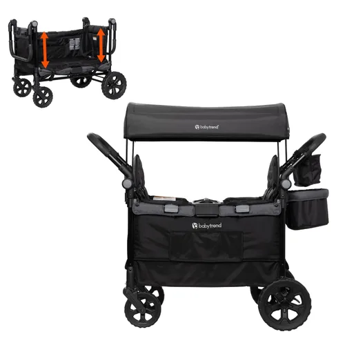 Vista 18 de Baby Trend Cochecito Vagón Expedition/Tour LTE 2 en 1, Azul Desierto