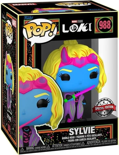 Vista 3 de Funko Loki Pop! Marvel Sylvie - Cabeza de vinilo exclusiva #988
