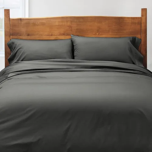 Vista 4 de Cuddledown Heritage - Funda de edredón 100% algodón Calidad Premium Tejido de satén ultrasuave Transpirable Cierre de botón Individual