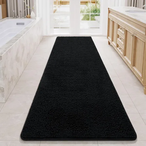 Vista 57 de LOCHAS - Alfombra de baño de lujo lanuda de 24 x 17 pulgadas, color beige