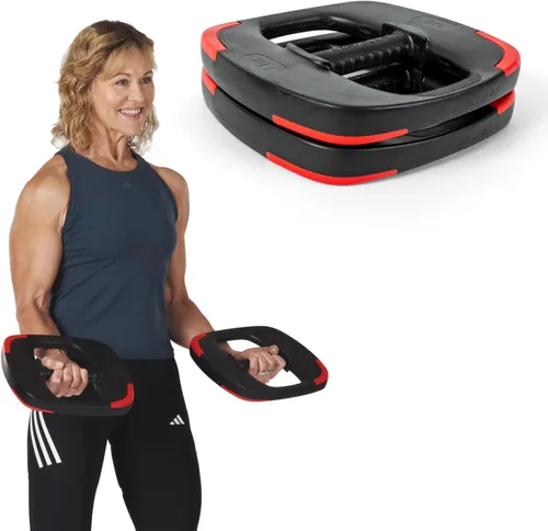 Vista 8 de Les Mills™ Dual Purpose Ergonomic Exercise Weight Plates for Total Body Workouts
