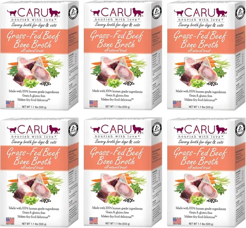 Vista 7 de Caru - Caldo de hueso de pollo Classics Free Range - para perros y gatos - Apoya la salud general de las mascotas - Caldo vertido para alimentos