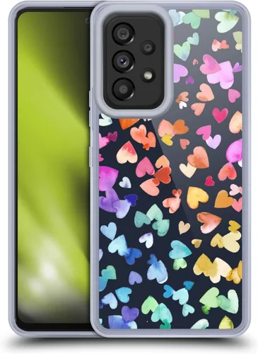 Vista 8 de Head Case Designs Officially Licensed Ninola Brushstrokes Multi Colorful Gel Case [Military Grade Protection] Compatible with Samsung Galaxy A53 5G