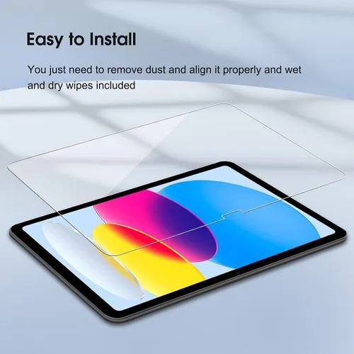 Vista 5 de Qularlans Paquete de 2 protectores de pantalla para iPad de 11ª generación A16 de 11 pulgadas (2025) y iPad de 10.9 pulgadas (2022), película