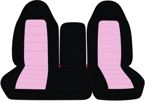 Vista 21 de Funda para asientos y apoya brazos de camiones, asiento delantero dividido 60/40 con apertura en el medio, para camión 1997-2000 Ford F-150, de 21