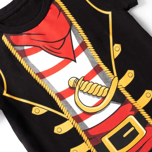 Vista 2 de Camiseta de manga corta para niños con diseño de calabaza de Halloween