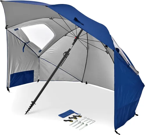 Vista 17 de Sport-Brella Premiere XL UPF 50+ Refugio Paraguas para Protección contra el Sol y la Lluvia
