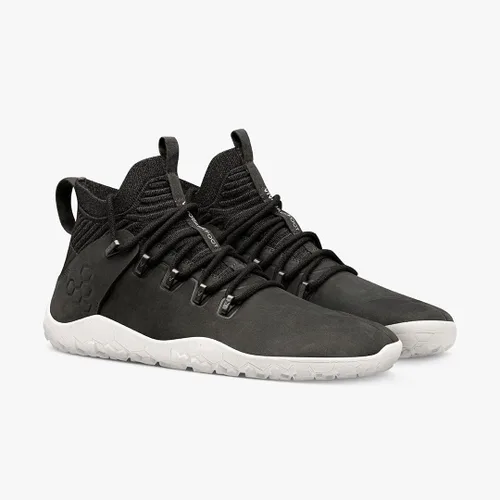 Vista 4 de Vivobarefoot Magna FG - Zapatillas de senderismo de piel y lana para mujer con suela descalza