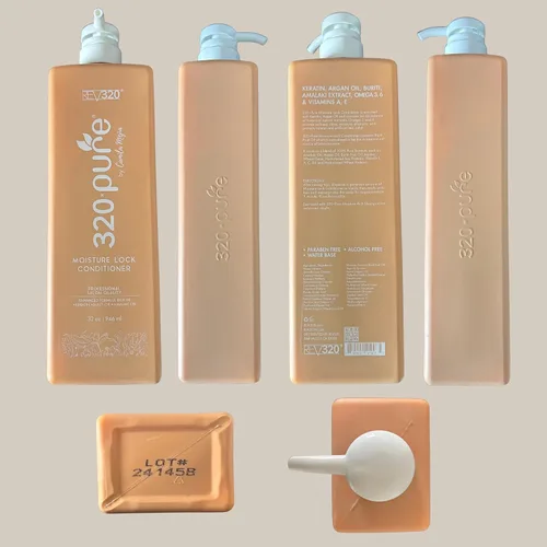 Vista 9 de 320Pure - Acondicionador de bloqueo de humedad de 32 onzas, acondicionador hidratante para el cabello para mujeres y hombres, sin sulfatos, fórmula