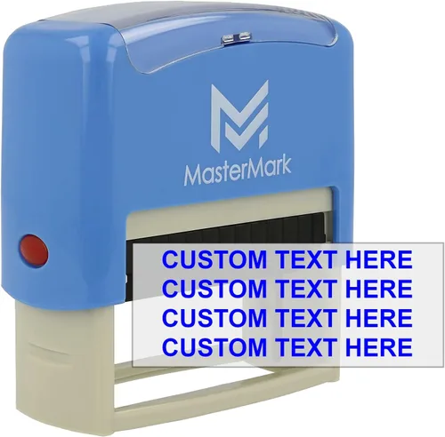 Vista 10 de MasterMark Sello personalizado - Sello autoentintado (pequeño/hasta 3 líneas)