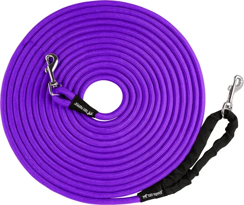 Vista 12 de Tuff Pupper Correa de cuerda de 30 pies de largo resistente para perros Correa de entrenamiento de retirada de perros Correas de cuerda