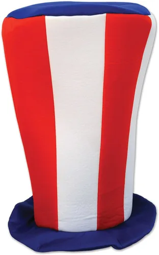 Vista 2 de Beistle Sombreros de felpa - Sombreros de fiesta para cumpleaños y fiestas temáticas navideñas: patriótico