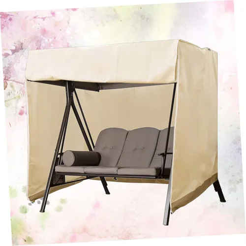 Vista 6 de Cubierta impermeable para silla de patio, cubierta protectora para columpio al aire libre, fácil de limpiar, columpio de jardín c