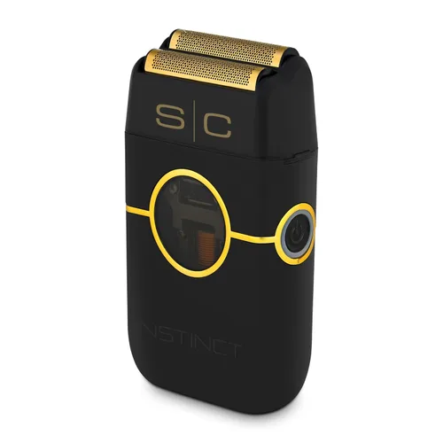 Vista 3 de StyleCraft Instinct - Afeitadora metálica inalámbrica de doble hoja con motor IN2 Vector, control de torque intuitivo, recargable por USB-C Runs