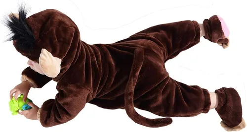 Vista 3 de HSCTEK Baby Monkey Onesie Costume 0-24Month