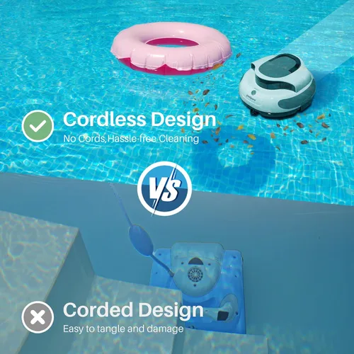 Vista 11 de POOLPURE Limpiador de piscina inalámbrico profesional, estacionamiento de autoservicio