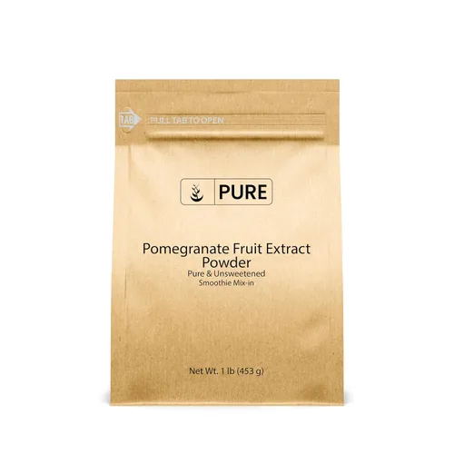 Vista 6 de Pure Original Ingredients Polvo de extracto de fruta de granada, siempre puro, sin azúcar, mezcla de batidos.