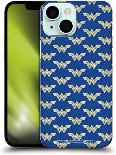 Vista 8 de Head Case Designs Funda rígida con licencia oficial de Wonder Woman Movie Distressed Look Logos compatible con Apple iPhone 13 Mini Aspecto