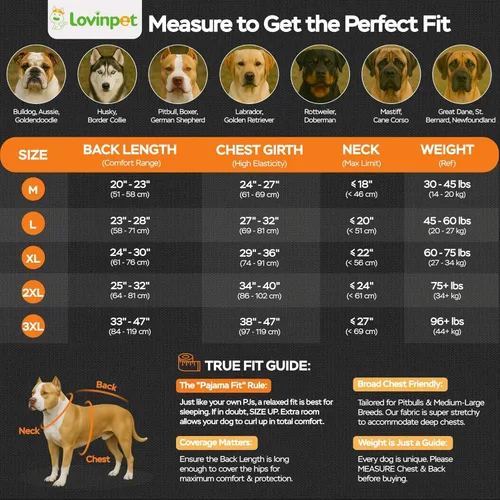 Vista 2 de LovinPet Pijamas Grandes para Perros – Camisa de unicornio para perro, mameluco de recuperación poscirugía, sirenas y unicornios estampado Azul