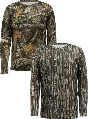 Vista 10 de Realtree Playeras de manga larga para hombre de rendimiento (paquete de 2)