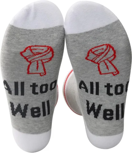 Vista 4 de TOBGBE 2 pares de calcetines para amantes de la música, letras de canciones, regalos con nombre de ablum, calcetines inspirados en canciones