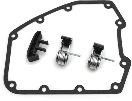 Vista 6 de Reemplazo de la guía de cadena de doble leva Junta de cubierta del tensor interior exterior compatible con 1999-2006 H-D Dyna Softail