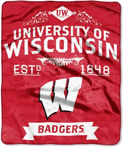 Vista 264 de Northwest NCAA Unisex-Adult Raschel Throw Blanket Alumni