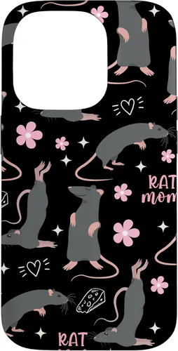 Vista 17 de Funda para iPhone 13 Pro Max Rat Mom Cute Rat Owner Keeper Pet Lover
