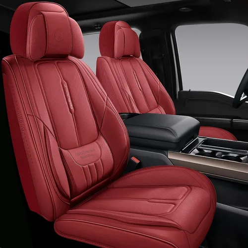 Vista 10 de NS YOLO Fundas de Asiento de Cuero de Cobertura Completa para Coches, SUV y Camiones, Protector de Asiento de Coche, Fundas de Asiento de Automóvil