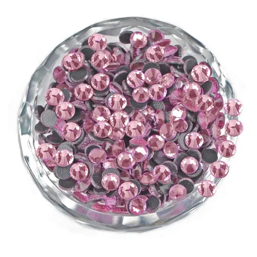 Vista 16 de LPBeads 10000 unidades de diamantes termoadhesivos SS6 amatista con parte trasera plana, gemas de diamantes de imitación de cristal redondas