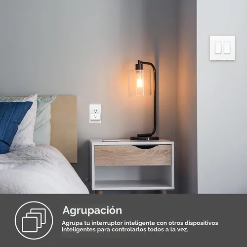 Vista 8 de Kasa Smart Interruptor de 2 Vías HS200-2, Un Solo Polo, Cable Neutro Requerido, Interruptor de Luz Wi-Fi de 2.4GHz Compatible con Alexa y Google