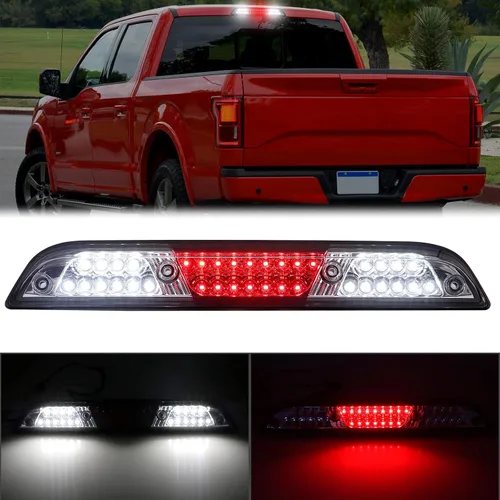 Vista 9 de R&F Auto Tercera Luz de Freno Estroboscópica LED de Repuesto para 1999-2016 F250 F350 F450 F550 Super Duty, para Ranger 1993-2011, 3ª Luz de Freno