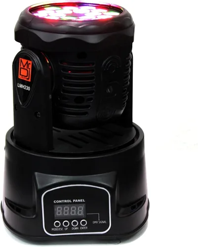 Vista 5 de MR DJ USA - LMH230 100W RGBW 18-LED Cabeza móvil DJ Luz