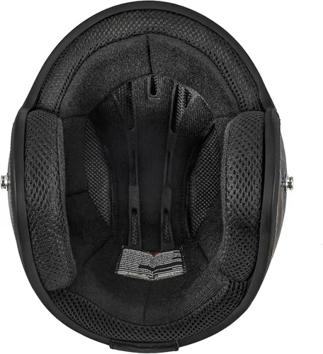 Vista 3 de VCAN Casco de motocicleta V85C 3/4 de cara abierta aprobado por DOT