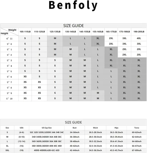 Vista 7 de Benfoly Conjunto de bikini de cintura alta con volantes para mujer, traje de baño de dos piezas con control de abdomen, cobertura completa