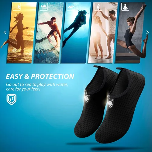 Vista 6 de SIMARI - Zapatos de agua para mujer y hombre, para natación, playa, agua, secado rápido, para yoga, surf, exteriores, SWS001