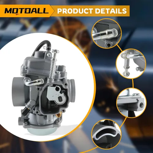 Vista 4 de MOTOALL Kit de carburador y bomba de combustible para Polaris Sportsman 400 500 700 300 335 600 Magnum 325 Trail Blazer 330 2520227