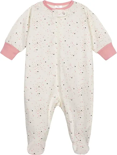 Vista 4 de Onesies - Paquete de 4 pijamas con piecitos para bebés y niñas pequeñas