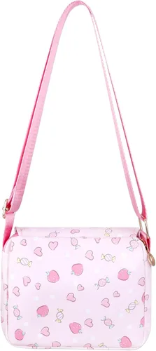 Vista 3 de Roffatide Anime Cartoon Mini Messenger Bag Crossbody Bag Kawaii Lolita JK Girls Shoulder Bag Flap Synthetic Leather Satchel